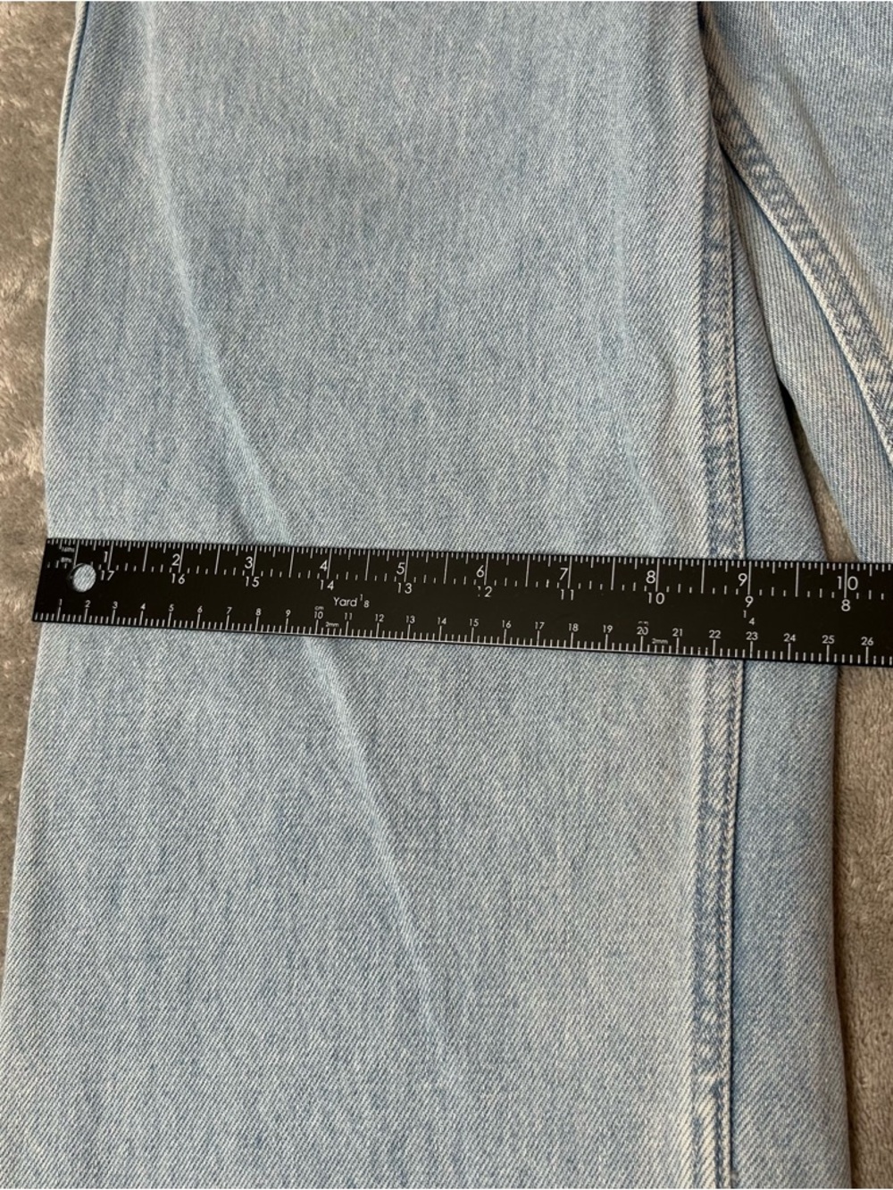 Assembly Label Jeans Straight Relaxed Fit Blue Denim Jeans Women’s Size 8 - Picture 14 of 16
